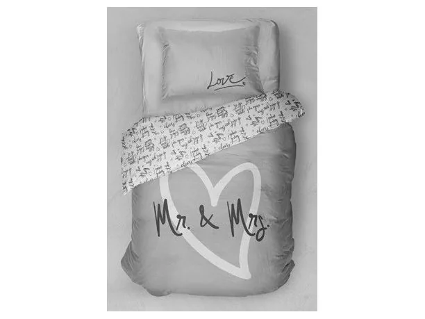 Pościel bawełniana 140x200 + 1 szt 70X80 wz. 2407 A