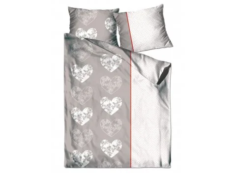 Pościel z bawełny Love Me Beżowa140x200 Greno