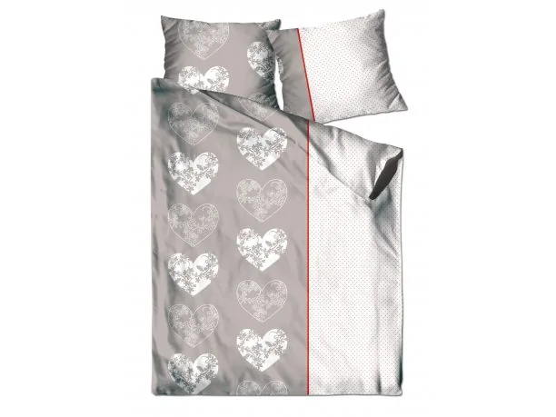 Pościel z bawełny Love Me Beżowa140x200 Greno