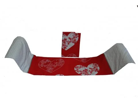 Pościel z bawełny Love Me Czerwona 220x200 Greno