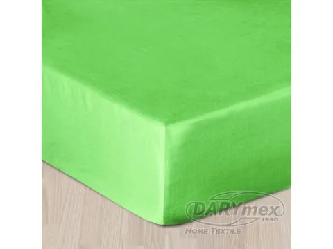 Prześcieradło satynowe z gumką 140x200 Zielony 014