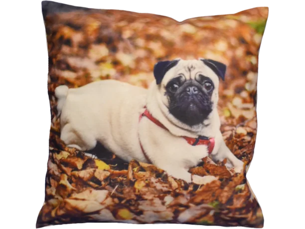 Poszewka dekoracyjna Foto 40x40 Mops 1447