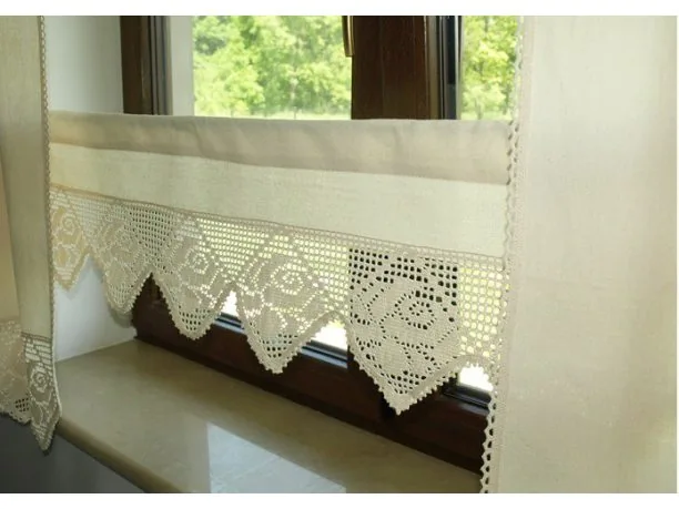 Zazdrostka 30x70 Idylla Beż firana 613