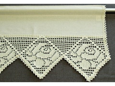 Zazdrostka 30x100 Idylla Beż firana  613