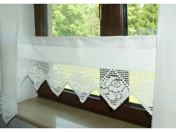 Zazdrostka 30x200 Idylla Biała firana 613