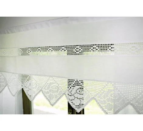 Zazdrostka 50x70 Idylla Biała firana 613