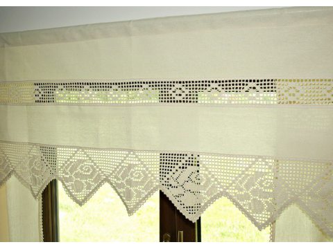 Zazdrostka 50x100 Idylla Beż firana   613