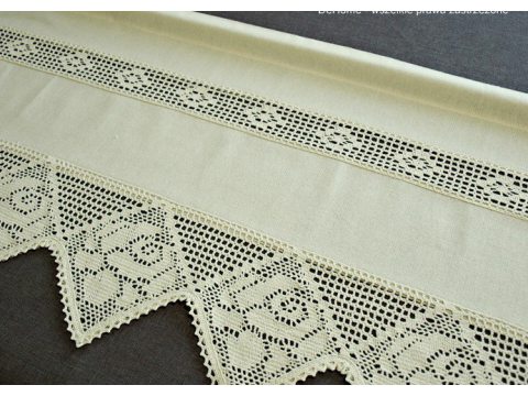 Zazdrostka 50x100 Idylla Beż firana   613