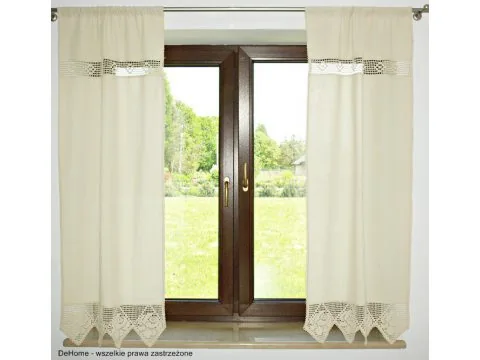 Zasłona 150x60 Idylla Beż firana 613