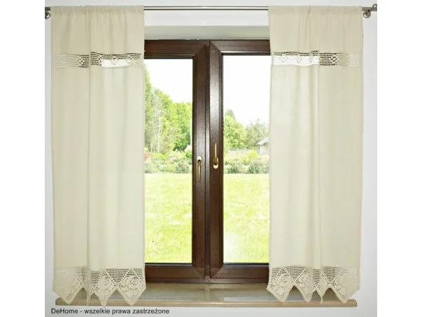 Zasłona 150x60 Idylla Beż firana 613