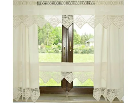 Zasłona 150x60 Idylla Beż firana 613