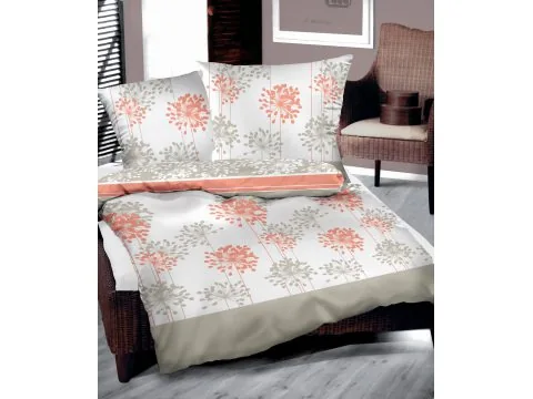 Pościel z bawełny Bielbaw 160x200 Znakomita Morelowa