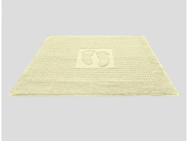Dywanik łazienkowy Stopki Kolor 50x70 cm Kremowy