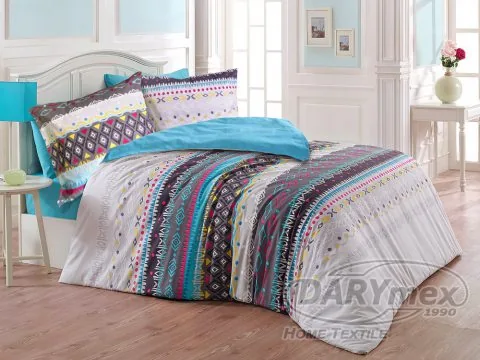 Pościeli z bawełny 200 x 220 Melanie Turkus Exclusive Premium