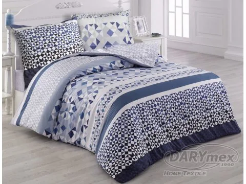 Pościel z bawełny 160x200 Laviva Blue Exclusive Premium