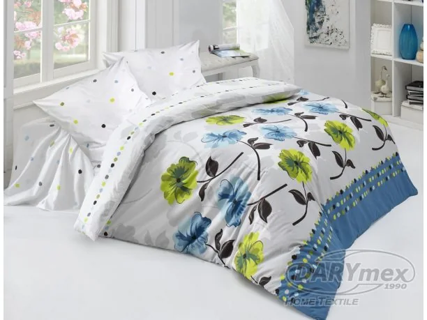 Pościel bawełniana 200 x 220 Vince Blue Exclusive Premium