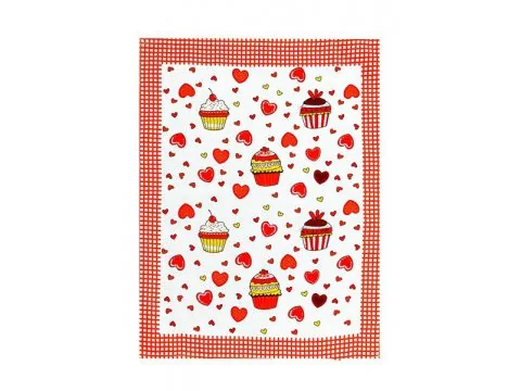 Ściereczka kuchenna 55 x 66 Muffinka pomarańcz