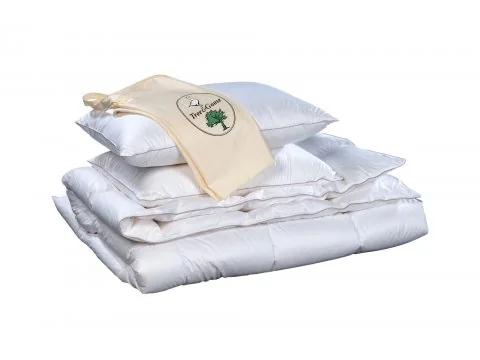 Poduszka puchowa - trzykomorowa - 65x65 cm - świeży puch gęsi - Animex - Tree &Goose