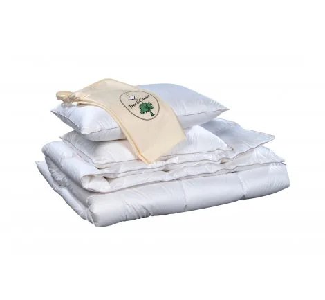 Poduszka puchowa - trzykomorowa - 65x65 cm - świeży puch gęsi - Animex - Tree &Goose