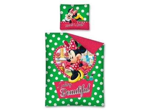 Komplet pościeli dziecięcej Mickey Mouse / Myszka Minnie 160x200 STC 12 A