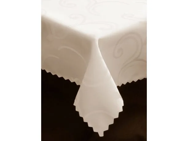 Obrus Plamoodporny - Powój - Krem - 140x350