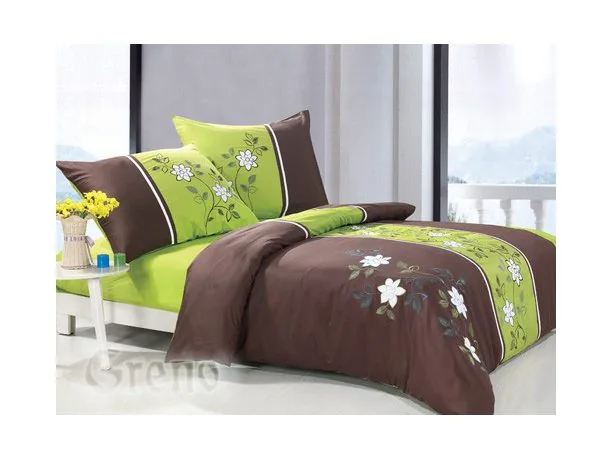 Komplet pościeli satynowej haftowanej Angela 160x200 - na prezent