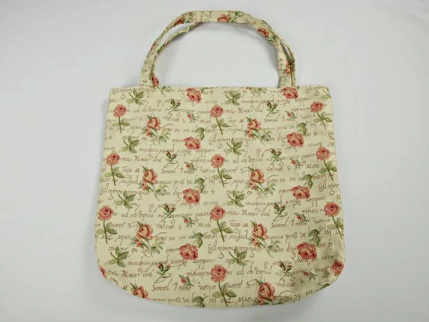 Torba gobelin - duża - 42x40 - butik - Różyczki