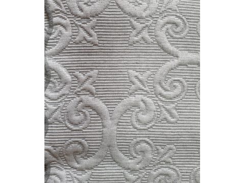 Narzuta Żakardowa - Popiel - 220x260 cm - Barok popielata - Greno Narzuta Żakardowa - Popiel - 220x260 cm - Barok popielata - Greno