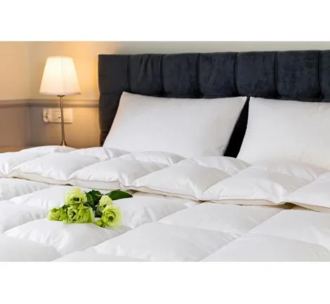 Kołdra puchowa - letnia - 140x200 cm - biała - 100% puch gęsi - Tree & Goose Light