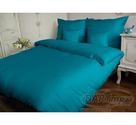 Jednobarwna Pościel Satynowa 200x220 - Turkusowa Carmen 010 Turkus