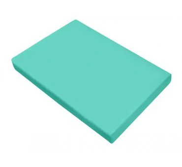 Prześcieradło satynowe 220x210 - Miętowe - Greno bez gumki Mięta