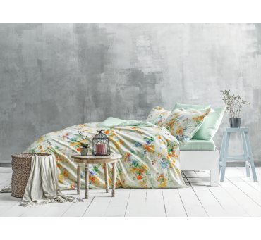 Pościel satynowa ekskluzywna - Gardenia - 200x220 -  Satin Delux  Tivolyo Home Pościel satynowa ekskluzywna - Gardenia - 200x220 -  Satin Delux  Tivolyo Home