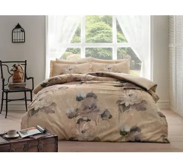 Pościel satynowa ekskluzywna - Sahra - 200x220 - Satin Delux Tivolyo Home