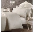 Ekskluzywna pościel satynowa z koronką - Arian Beige - 200x220 - Tivolyo