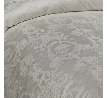 Ekskluzywna pościel żakardowa - Grant Beige - 200x220 - Tivolyo