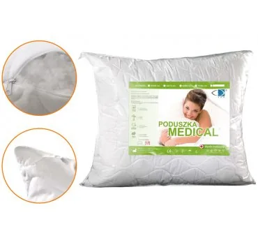 Poduszka antyalergiczna MEDICAL®+ 40x60 AMW z zamkiem Poduszka antyalergiczna MEDICAL®+ 40x60 AMW z zamkiem