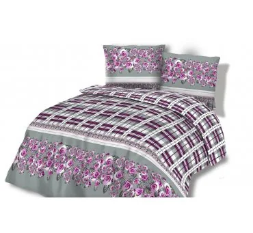 Pościel z Flaneli - 220x200 - Różyczki - wz. 31455/2