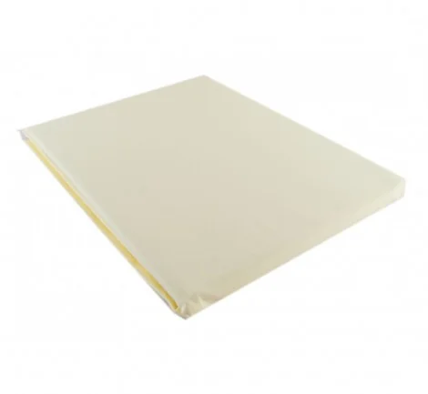 Prześcieradło bawełniane Słodkie Sny 160x215 - Kremowe - bez gumki z bawełny