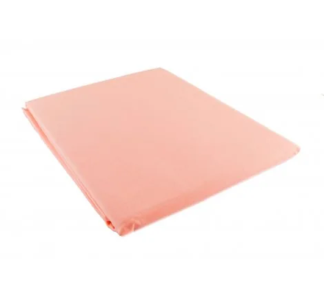 Prześcieradło bawełniane Słodkie Sny 160x215 - Łosoś - bez gumki z bawełny