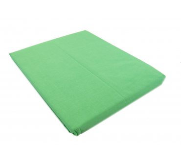Prześcieradło bawełniane Słodkie Sny  160x215 - Zielone  - bez gumki z bawełny