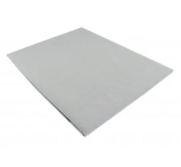 Prześcieradło bawełniane Słodkie Sny 220x200 - Popiel - bez gumki z bawełny