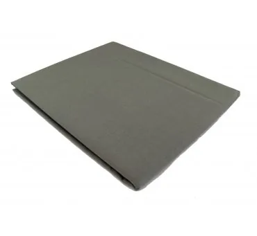 Prześcieradło bawełniane Słodkie Sny 220x200 - Ciemny Popiel - bez gumki z bawełny